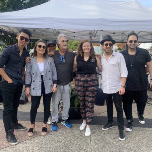 Group of people standing outside